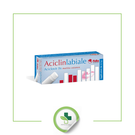 ACICLINLABIALE*MATITA 2,5G 5%