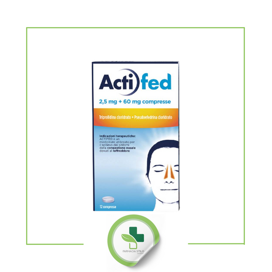 ACTIFED*12CPR 2,5MG+60MG